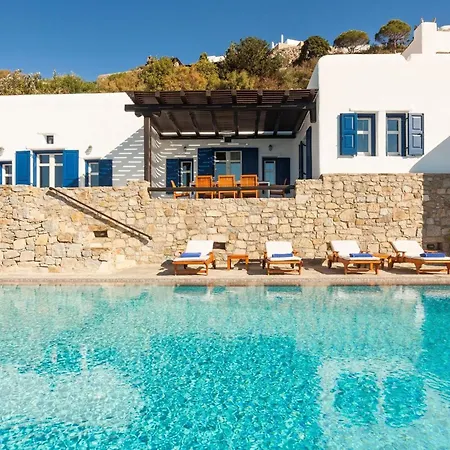 빌라 Excellent Mykonos Psarrou Lambda 5 Bedrooms Stunning Sea View *