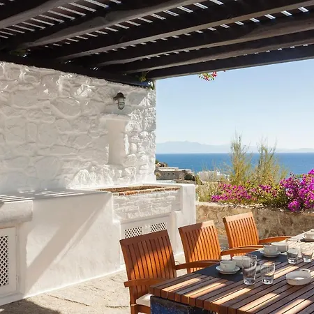 빌라 Excellent Mykonos Psarrou Lambda 5 Bedrooms Stunning Sea View *