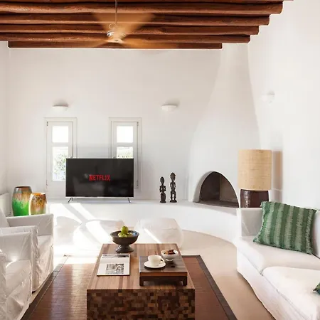 Excellent Mykonos Psarrou Lambda 5 Bedrooms Stunning Sea View Villa