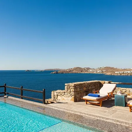 Villa Excellent Mykonos Psarrou Lambda 5 Bedrooms Stunning Sea View