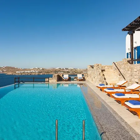 Excellent Mykonos Psarrou Lambda 5 Bedrooms Stunning Sea View Villa