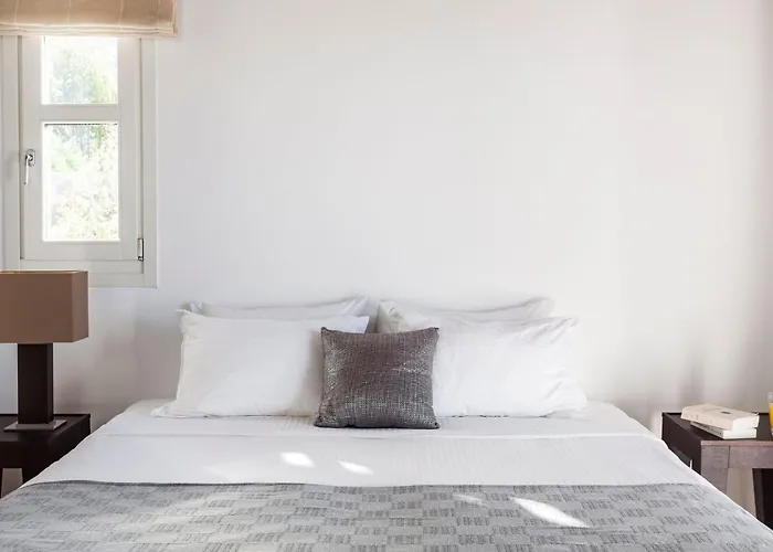 Excellent Mykonos Psarrou Lambda 5 Bedrooms Stunning Sea Views Psarrou فيلة