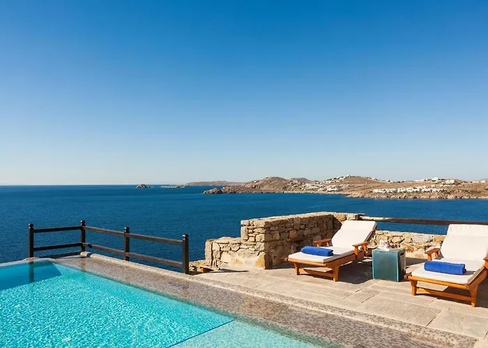 فيلة Excellent Mykonos Psarrou Lambda 5 Bedrooms Stunning Sea Views Psarrou