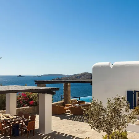 Excellent Mykonos Psarrou Lambda 5 Bedrooms Stunning Sea Views Psarrou 빌라 *