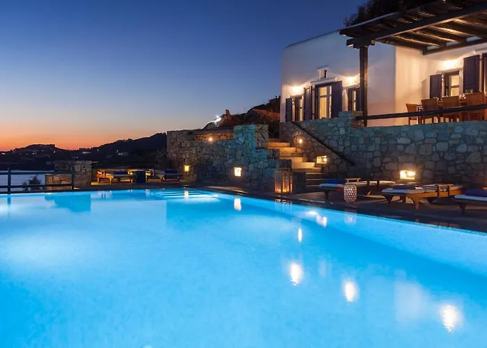 Excellent Mykonos Psarrou Lambda 5 Bedrooms Stunning Sea Views Psarrou