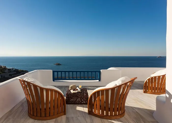 빌라 Excellent Mykonos Psarrou Lambda 5 Bedrooms Stunning Sea Views Psarrou