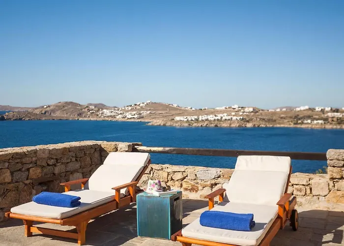 Excellent Mykonos Psarrou Lambda 5 Bedrooms Stunning Sea Views Psarrou 빌라 *